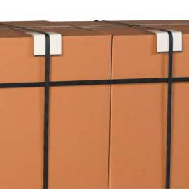Light Duty Strapping Protectors, 6"L x 2"H x 2"D x 0.120" Thick, White, Pack of 800