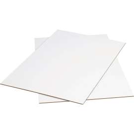 Global Industrial Corrugated Sheets, 40"L x 30"W, White