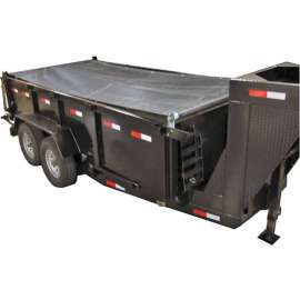 Buyers Aluminum Tarp System with Mesh Tarp, 5 Ft. x 12 Ft. - DTR5012
