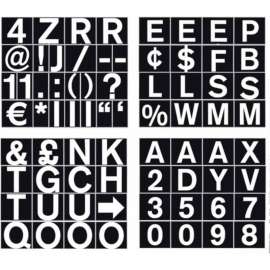 MasterVision .75" Magnetic Set of Letters, Numbers & Symbols