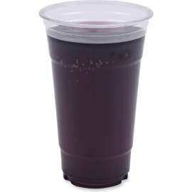 Boardwalk Clear Plastic Cold Cups, 24 oz, PET, 50 Cups/Sleeve, 12 Sleeves/case
