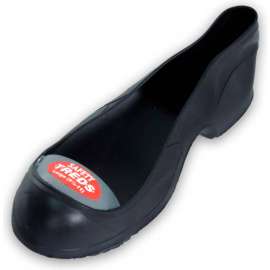 TREDS Steel Toe Shoe Covers, Men's, Black with Blue Toe, Size 11-12, 1 Pair