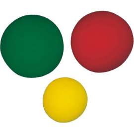CanDo Memory Foam Squeeze Ball Set, 3-Piece Set