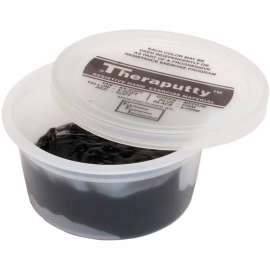 TheraPutty Standard Exercise Putty, Black, X-Firm, 2 Ounce