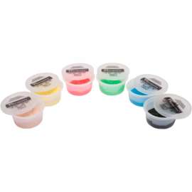 TheraPutty Exercise Putty Set (6 Pieces), 3 Ounce (Tan, Yellow, Red, Green, Blue, Black)