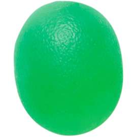 CanDo Gel Hand Exercise Ball, Large Cylindrical, Green, Medium