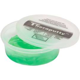 TheraPutty Plus Antimicrobial Exercise Putty, Green, 4 Ounce, Medium