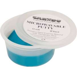 Theraputty Microwaveable Exercise Putty, Firm, Blue, 2 Ounce