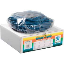 CanDo Low Powder Exercise Tubing, Blue, 100' Roll/Box