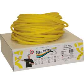 Sup-R Tubing Latex Free Exercise Tubing, Yellow, 100' Roll/Box