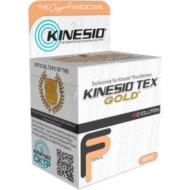 Kinesio Tex Gold FP Kinesiology Tape, 2" x 5.5 yds, Beige, 1 Roll