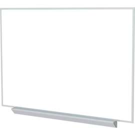 Ghent 4' x 12' Whiteboard - White Porcelain Surface - Silver Frame