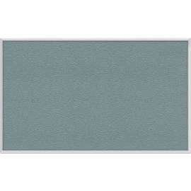 Ghent Bulletin Board - Vinyl - Aluminum Frame - 36"W x 24"H - Stone