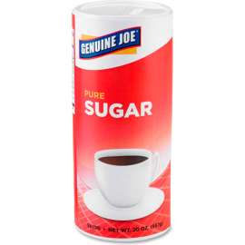 Genuine Joe Pure Cane Sugar, 20 Oz., 3/Pack