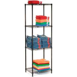 Nexel Shelving Wire Shelving Starter Unit, 30"W x 21"D x 74"H
