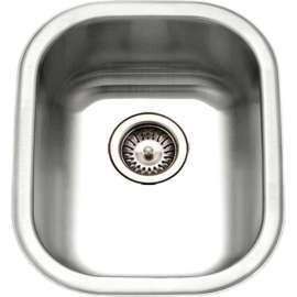 Houzer&reg; CS-1407-1 Club Series Undermount Medium Bowl Bar/Prep Sink