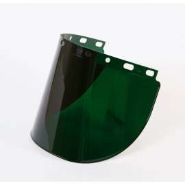 Honeywell Fibre-Metal Green Shade 5 Propionate Faceshield Window, 8" X 16-1/2" X .06"T