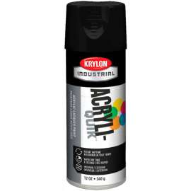 Krylon (5-Ball) Interior-Exterior Paint Semi-Flat Black - K01613A07