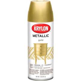 Krylon Metallic Paint Gold Metallic - K01706007
