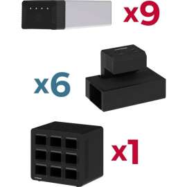 KwikBoost EdgePower Desktop Charging Station System - Heavy Use Bundle