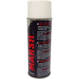 Marsh Spray Stencil Ink, 11 Oz., White