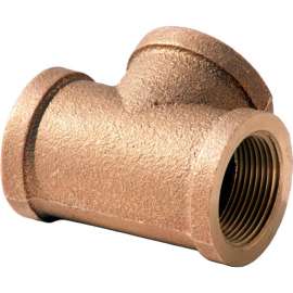 1/2 In. Lead Free Brass Tee - FNPT - 125 PSI - Import