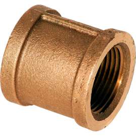 1-1/4 In. Lead Free Brass Coupling - FNPT - 125 PSI - Import