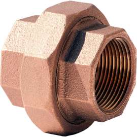 1-1/4 In. Lead Free Brass Union - FNPT - 125 PSI - Import