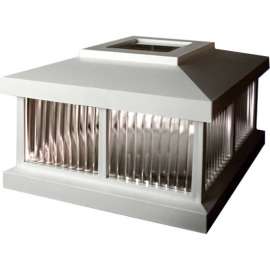 Mayne Solar Cap LZM-625-W - White for Mailbox Post