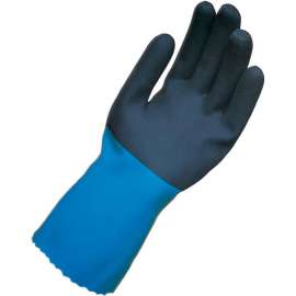 MAPA NL34 Stanzoil Neoprene Gloves, 12" L, Medium Weight, 1 Pair, Size 7, 334947