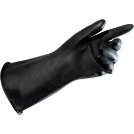 MAPA 651 BUTOFLEX Chemical Resistant Butyl Gloves, 20 MIL, 14" L, Size 10, 651310