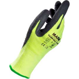 MAPA Temp-Dex 710, Nitrile Palm Coated Thermal Gloves w/ Dots, Light Weight, 1 Pair, Size 11