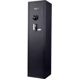 Barska AX12752 Biometric Keypad Rifle Safe - 13"W x 13"D x 52-1/4"H, 4.33 Cubic Ft.