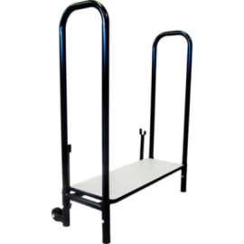 NPS - Black Steel 16"H Stage Step