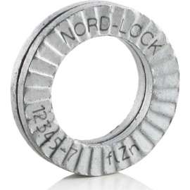 Nord-Lock 1530 Wedge Locking Washer - Carbon Steel - Zinc Flake Coated - M12 - Pkg of 10