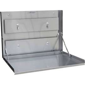 Omnimed Standard Wall Desk, Stainless Steel
