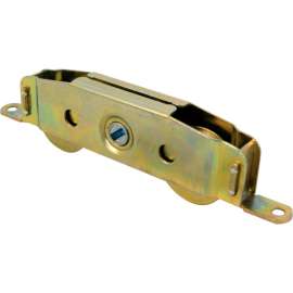 Prime-Line D 1607 Roller Assembly, 1-1/4 in Dia Roller, 5/16 in W Roller, Steel, 2-Roller