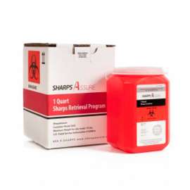 Sharps Assure 1 Quart Sharps Retrieval Program