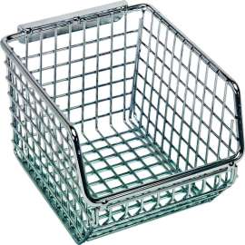 Quantum Chrome Wire Mesh Bin QMB510C - 4-1/4"W x 5-1/4"D x 3"H