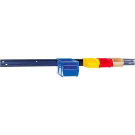 Quantum QRU-1W Steel Gray Rail for Hang and Stack Bins, Price Each