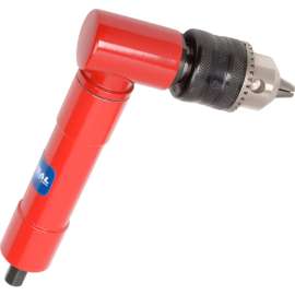 Global Industrial Right Angle Air Drill, Standard Keyed, 3/8" Chuck, 1800 RPM
