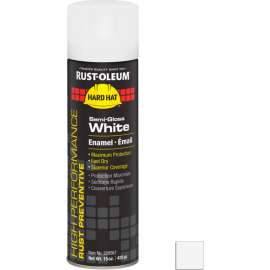 Rust-Oleum High Performance V2100 Rust Preventive Enamel Aerosol, Semi-Gloss White, 15 oz.- 209567