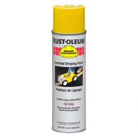 Rust-Oleum 2300 System Inverted Striping Paint Aerosol, Yellow - 2348838V