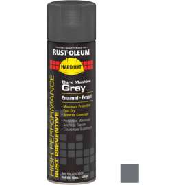 Rust-Oleum High Performance V2100 Rust Prevent Enamel Aerosol, Dark Machine GY, 15 oz. - V2187838