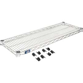 Nexel S1236C Chrome Wire Shelf 36"W x 12"D