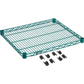 Nexel S2130G Poly-Green Epoxy Wire Shelf 30"W x 21"D