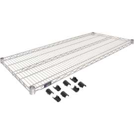 Nexel S2154C Chrome Wire Shelf 54"W x 21"D