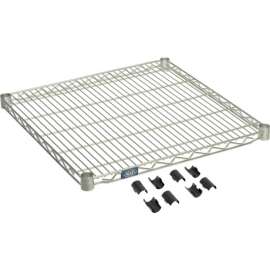 Nexel S2424Z Poly-Z-Brite Wire Shelf 24"W x 24"D