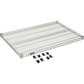 Nexel S2430Z Poly-Z-Brite Wire Shelf 30"W x 24"D