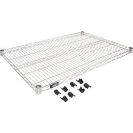 Nexel S2436C Chrome Wire Shelf 36"W x 24"D